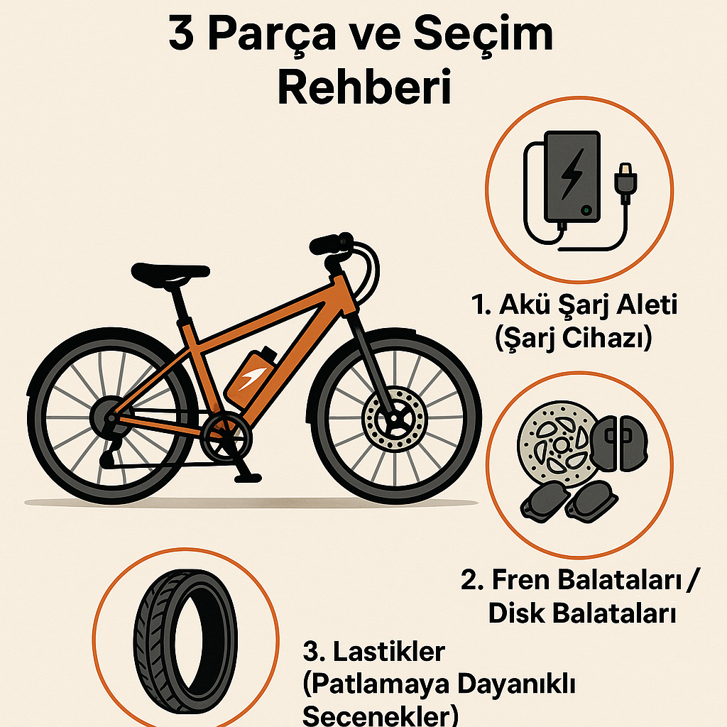 Elektrikli Bisikletlerde En Çok Değiştirilen 3 Parça ve Seçim Rehberi - Bariser Store