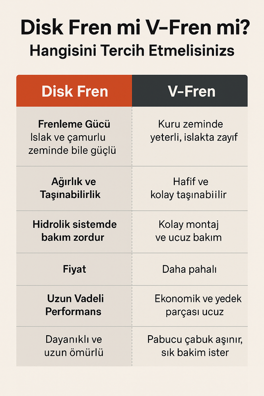 Disk Fren mi V-Fren mi? Hangisini Tercih Etmelisiniz? - Bariser Store