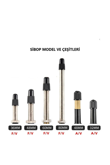 Panda 27.5 Jant 27.5x1.95 - 27.5x2.125 Bisiklet İç Lastiği AV 48 mm Motor Sibop X 2 Adet - Bariser Store