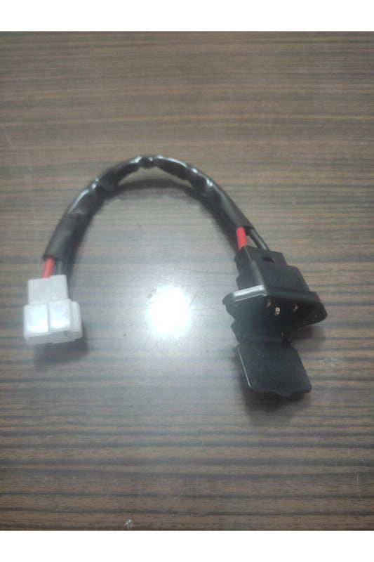 Elektrikli Bisiklet şarj Bağlantı Giriş Soketi Kablolu